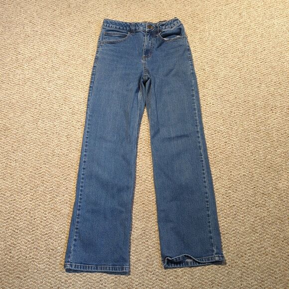 Carhartt Straight Leg Boys Kids Jeans 14 Blue Denim Adjustable Waist - Picture 1 of 7